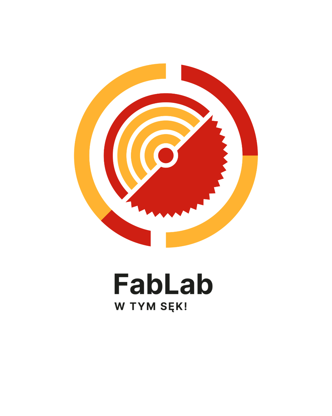 logo fablab w tym sęk