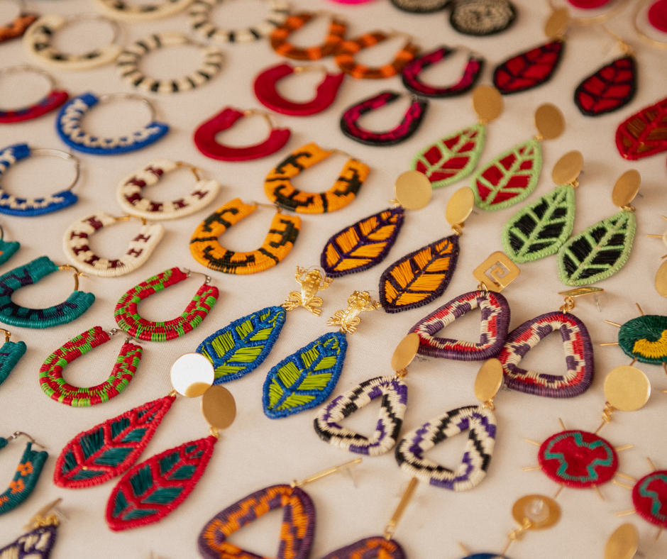 kolczyki hand made